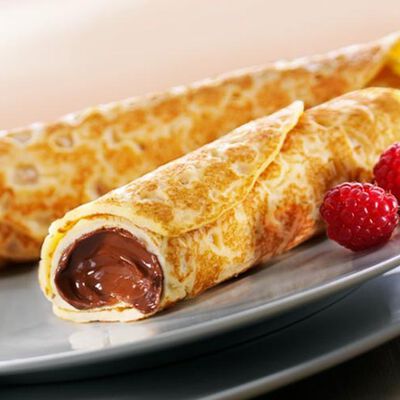 Pâtisseries - Crêpe à la crème de noix et de praliné