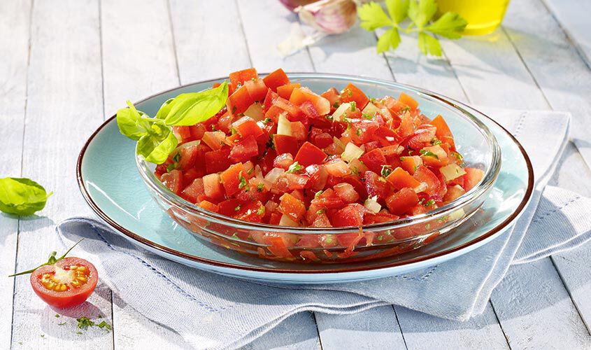 Cuisinés - Dés de tomates, assaisonnement méditerranéen