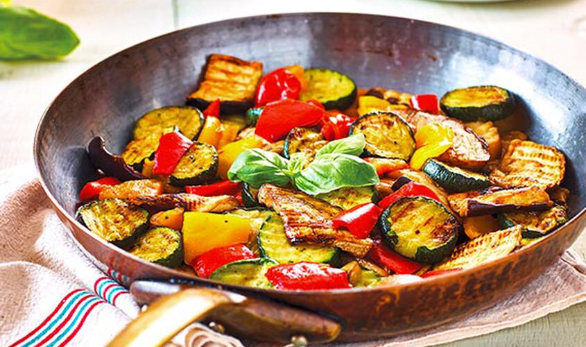 Cuisinés - Poêlée de légumes grillés